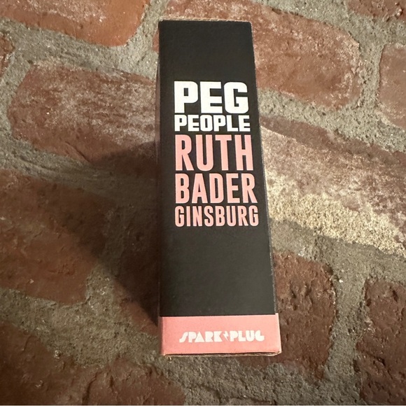 Peg People Ruth Bader Ginsburg RBG Wooden Figurine Collectible with Biography - Picture 2 of 12